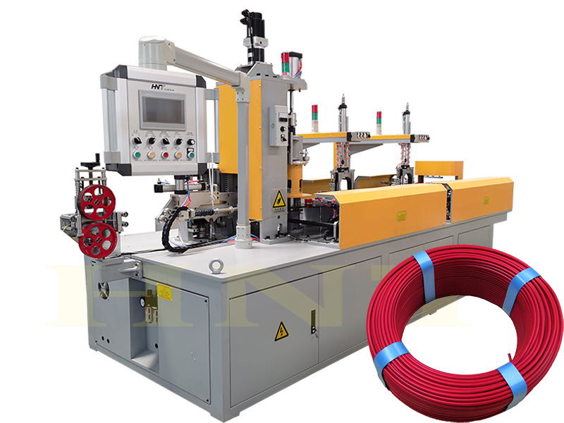 Cable-coiling-strapping-machine