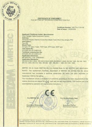 放线机CE证书