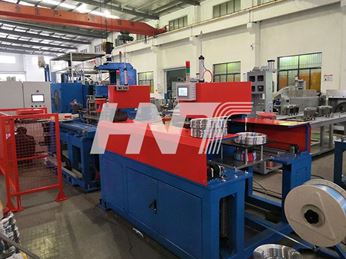 Aluminum Wire Coiling and Packing Machine